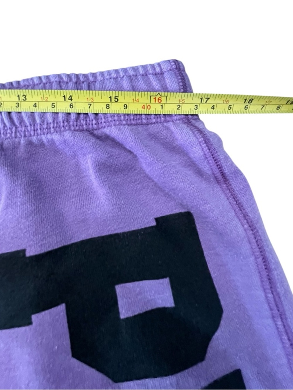 PINK Victoria’s Secret Purple Lounge Shorts Logo Graphic Elastic Waist shorts - Picture 6 of 8